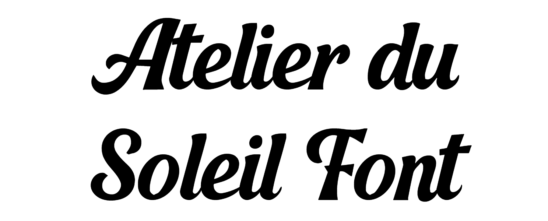 Atelier du Soleil Font Download