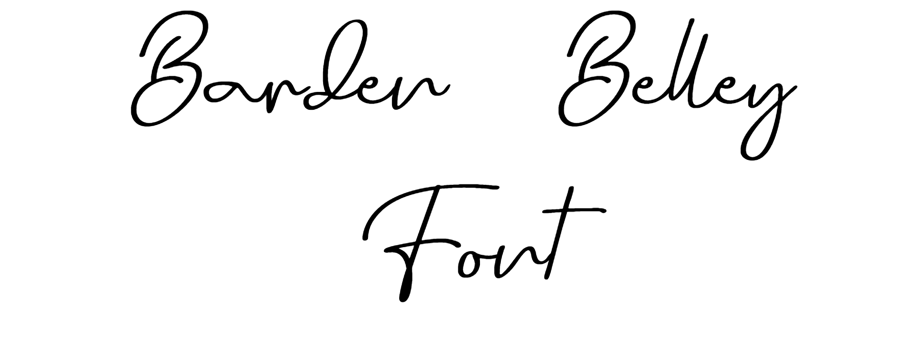 Barden Belley font download