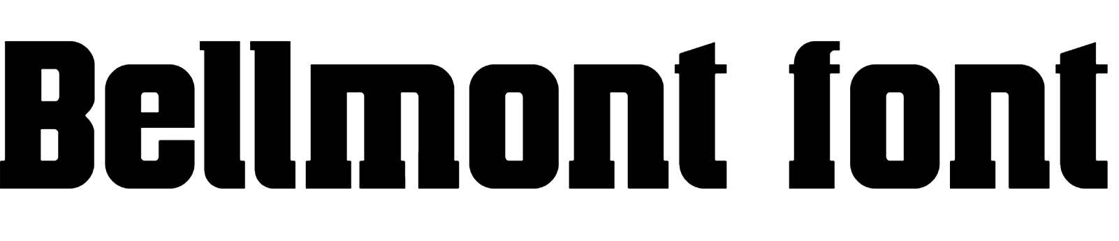 Bellmont font download