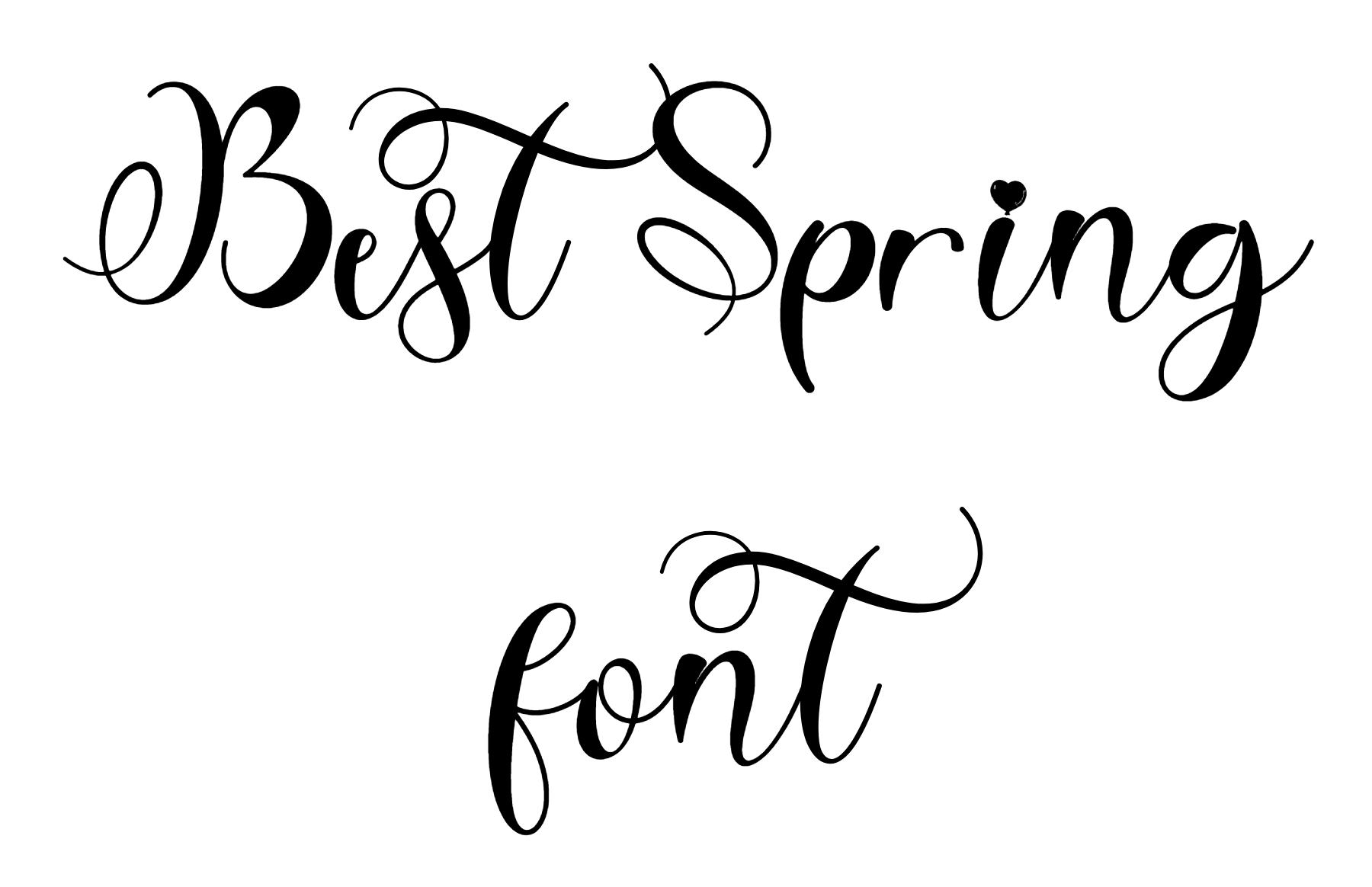 Best Spring font download