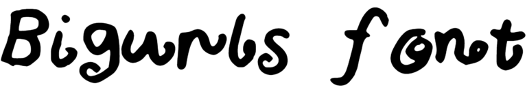 Bigurls font download