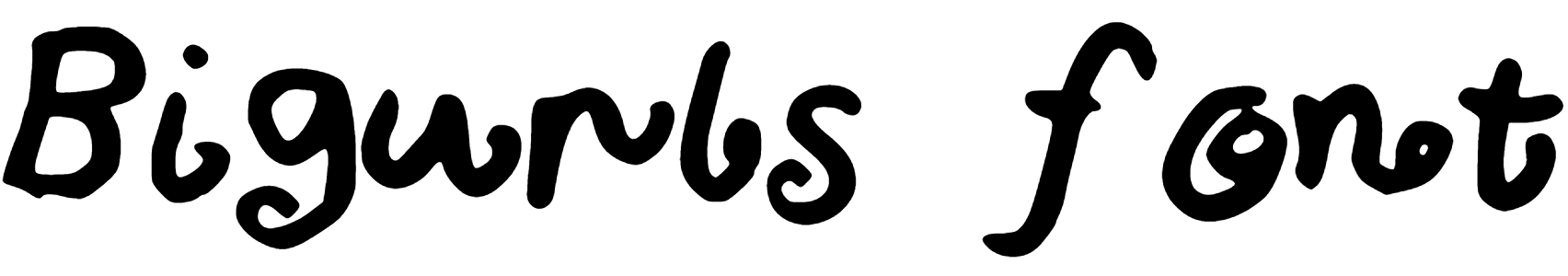 Bigurls font download