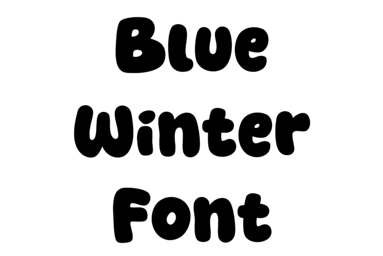 Blue Winter Font Download