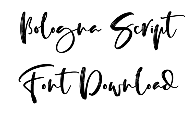 Bologna Script Font free download