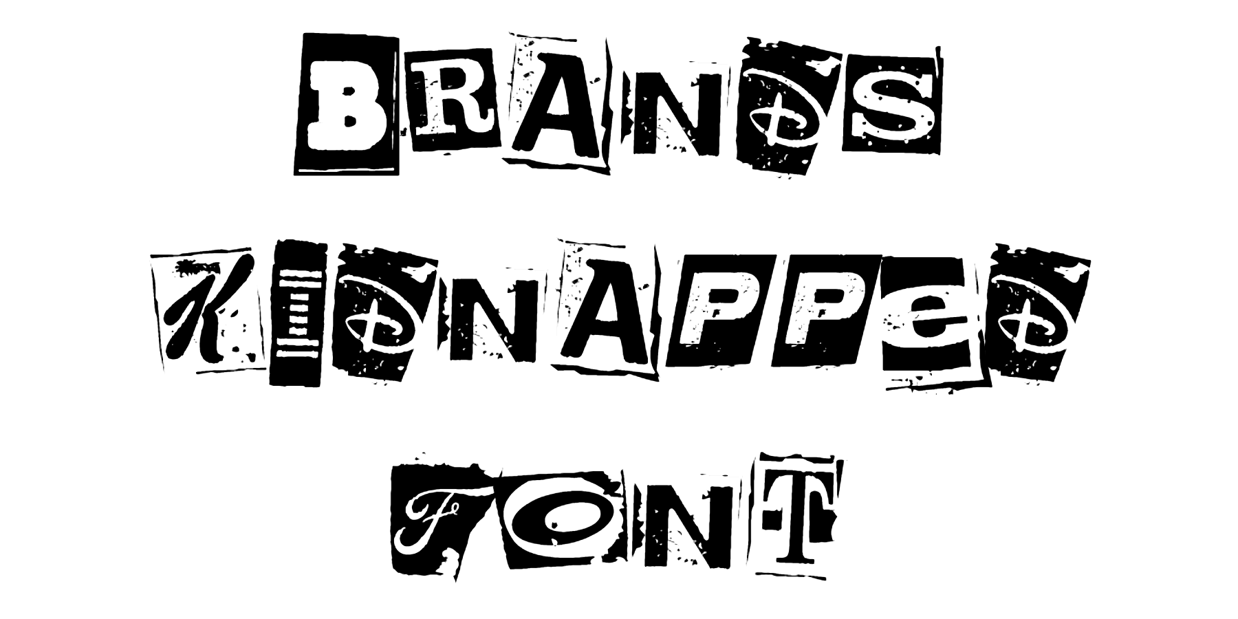 Brands Kidnapped font download