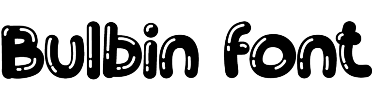 Bulbin font download
