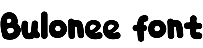Bulonee font download