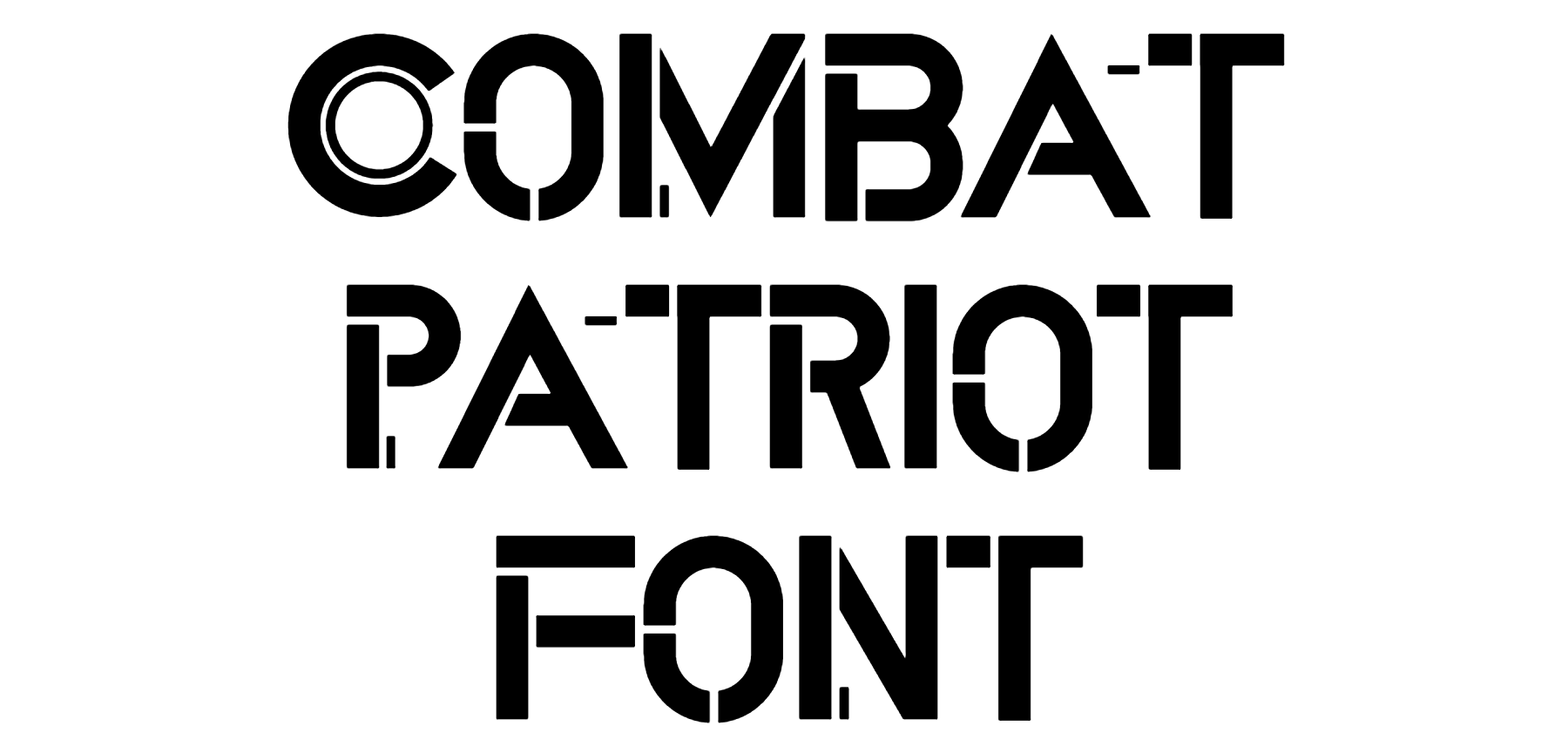 COMBAT PATRIOT font download