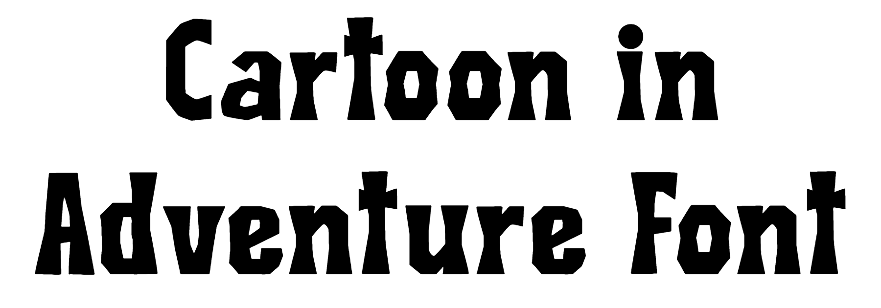 Cartoon in Adventure Font Download