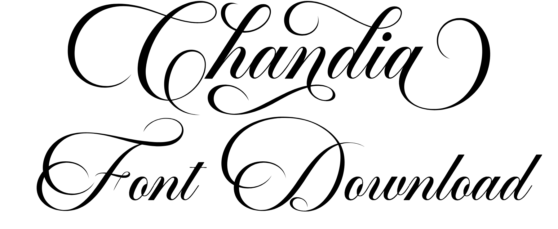 Chandia Font Download