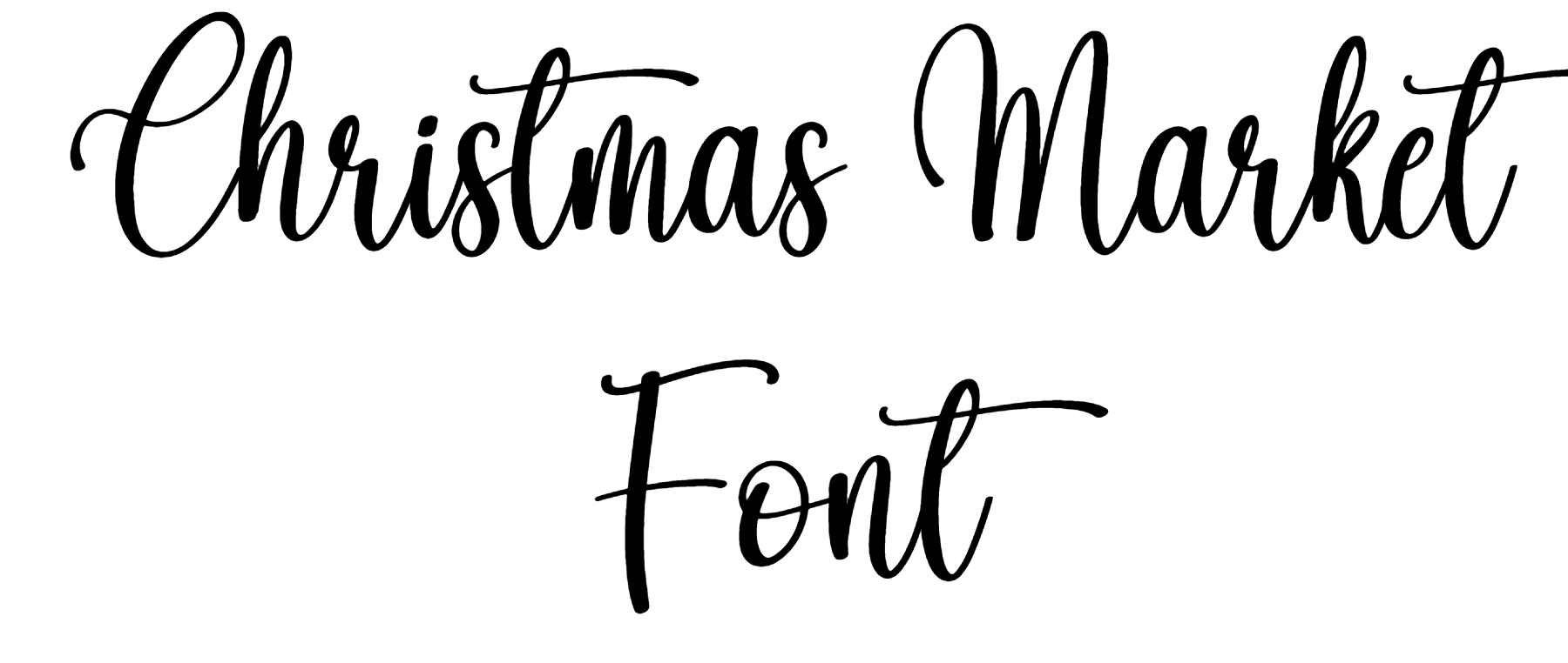 Christmas Market Font Download