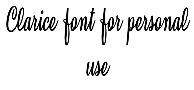 Clarice font download