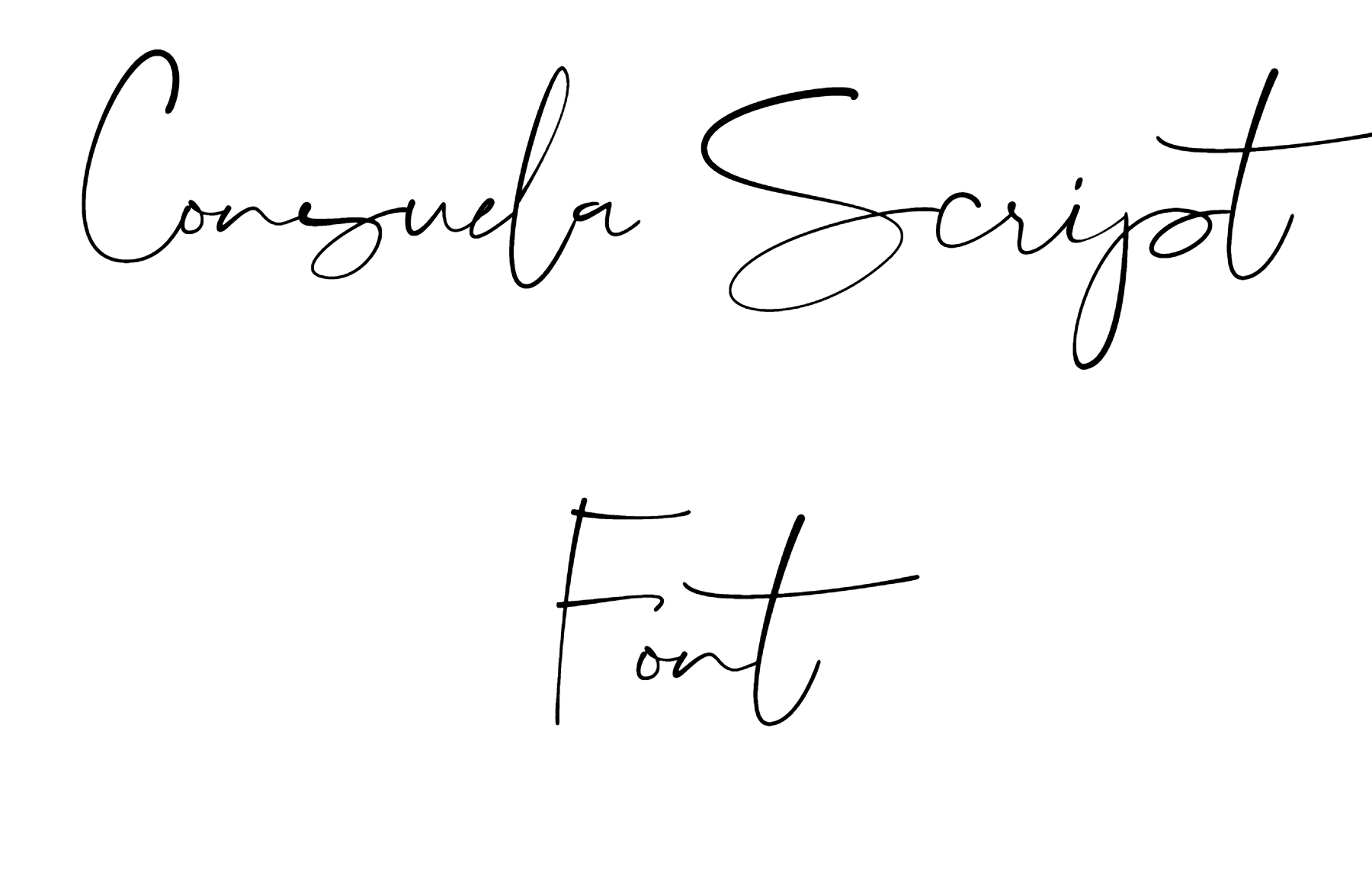 Consuela Script Font Download
