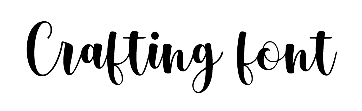 Crafting font download