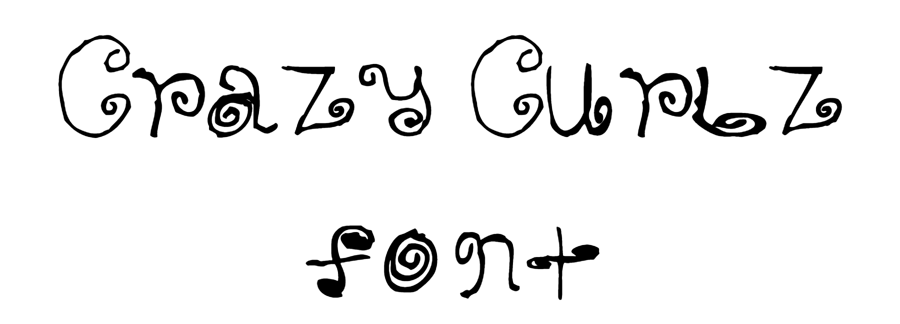 Crazy Curlz font download