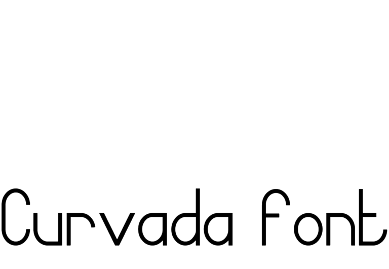Curvada font download