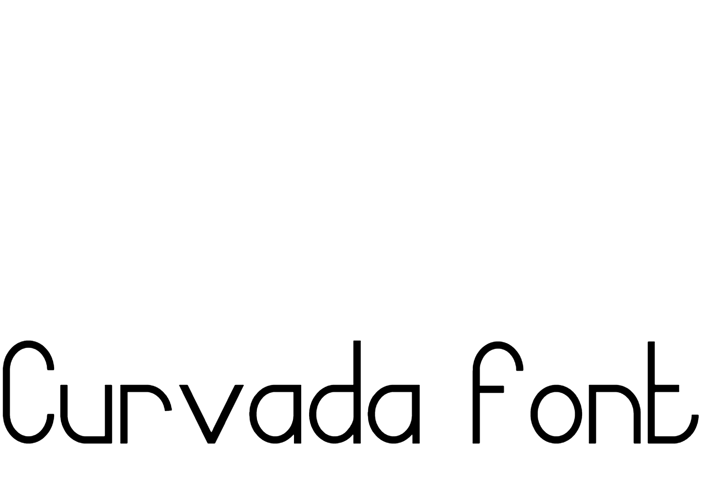 Curvada font download