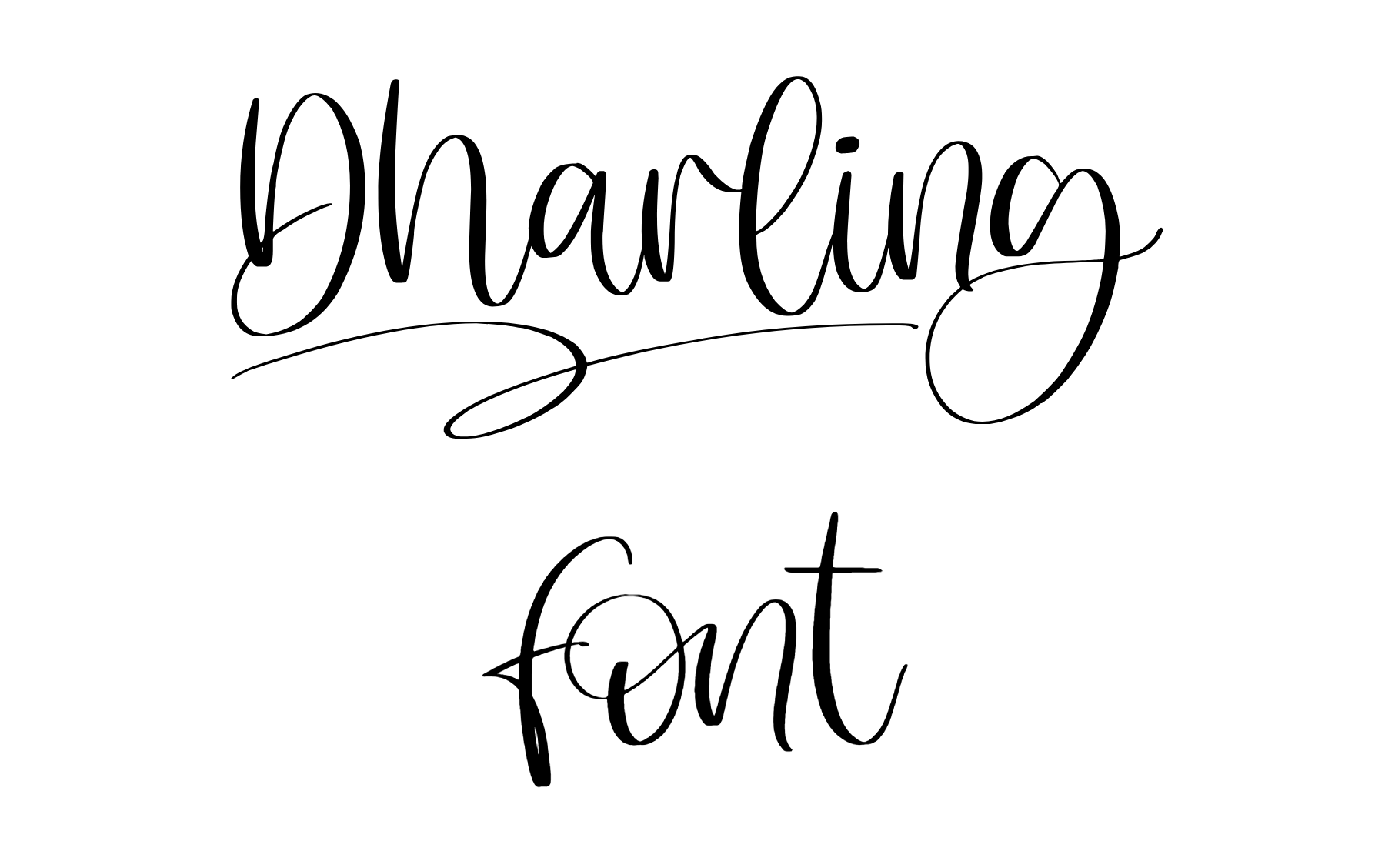 Dharling font download