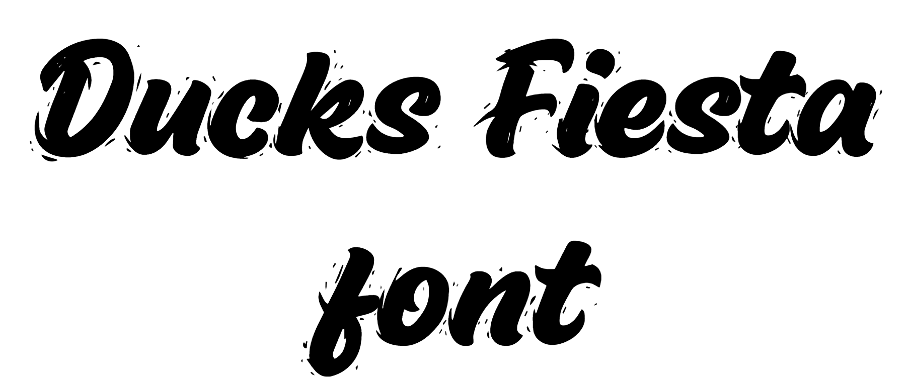 Ducks Fiesta font download