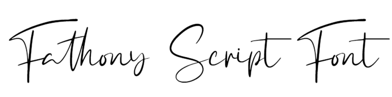 Fathony Script Font Download