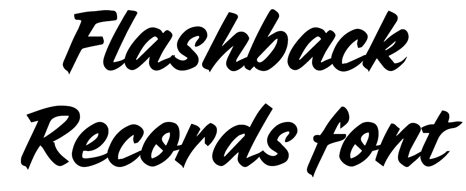 Flashback Records font download