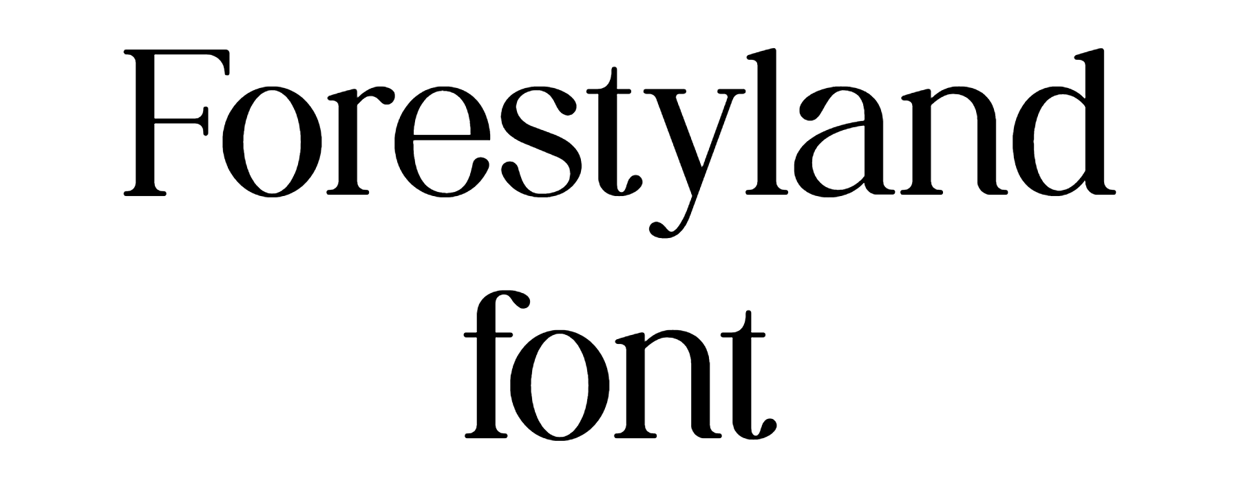Forestyland font download