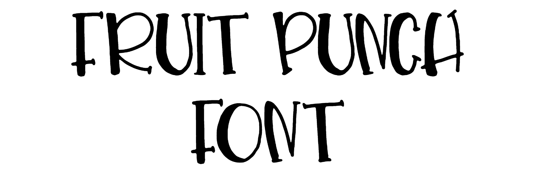 Fruit Punch font download