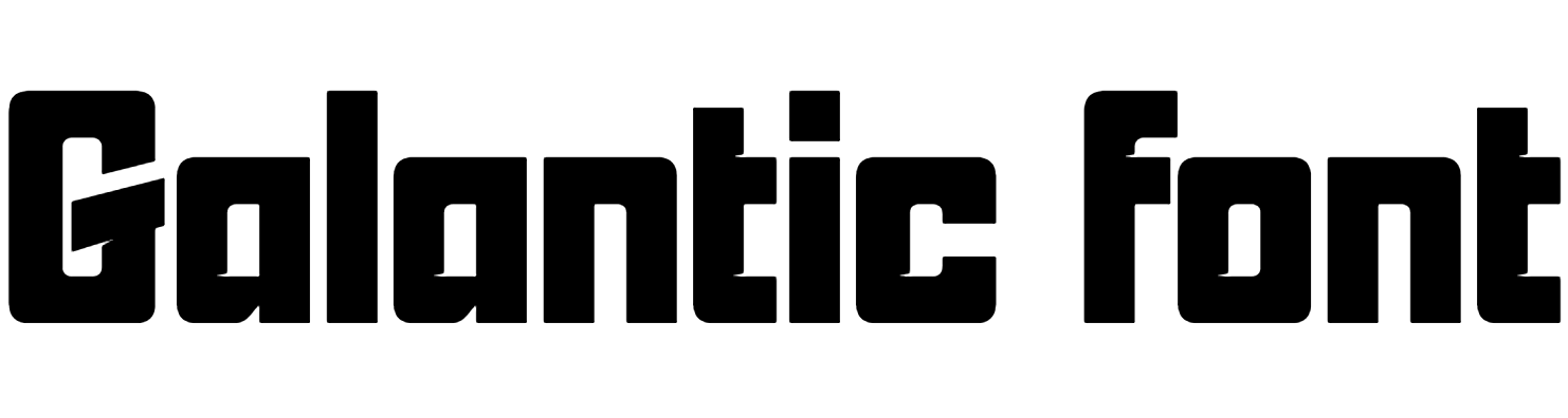 Galantic font download
