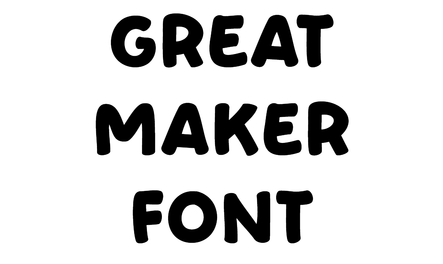 Great Maker Font Download