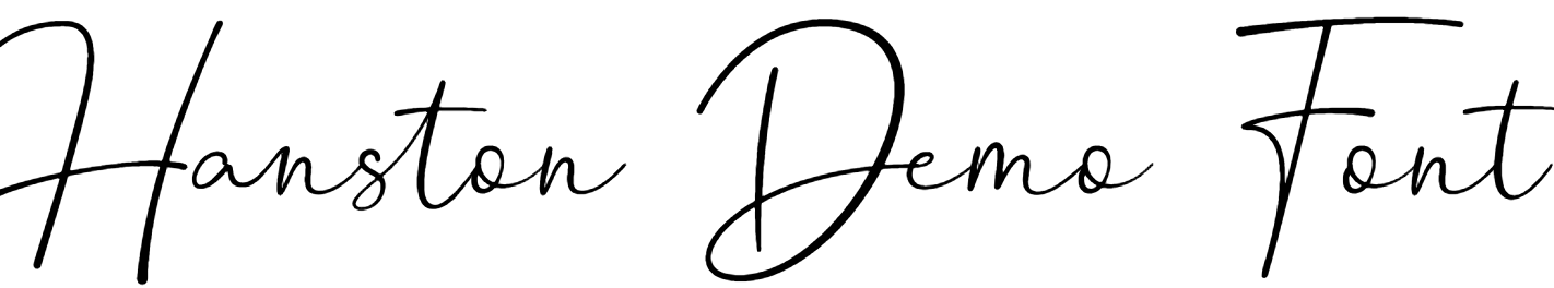 Hanston Demo Font Download