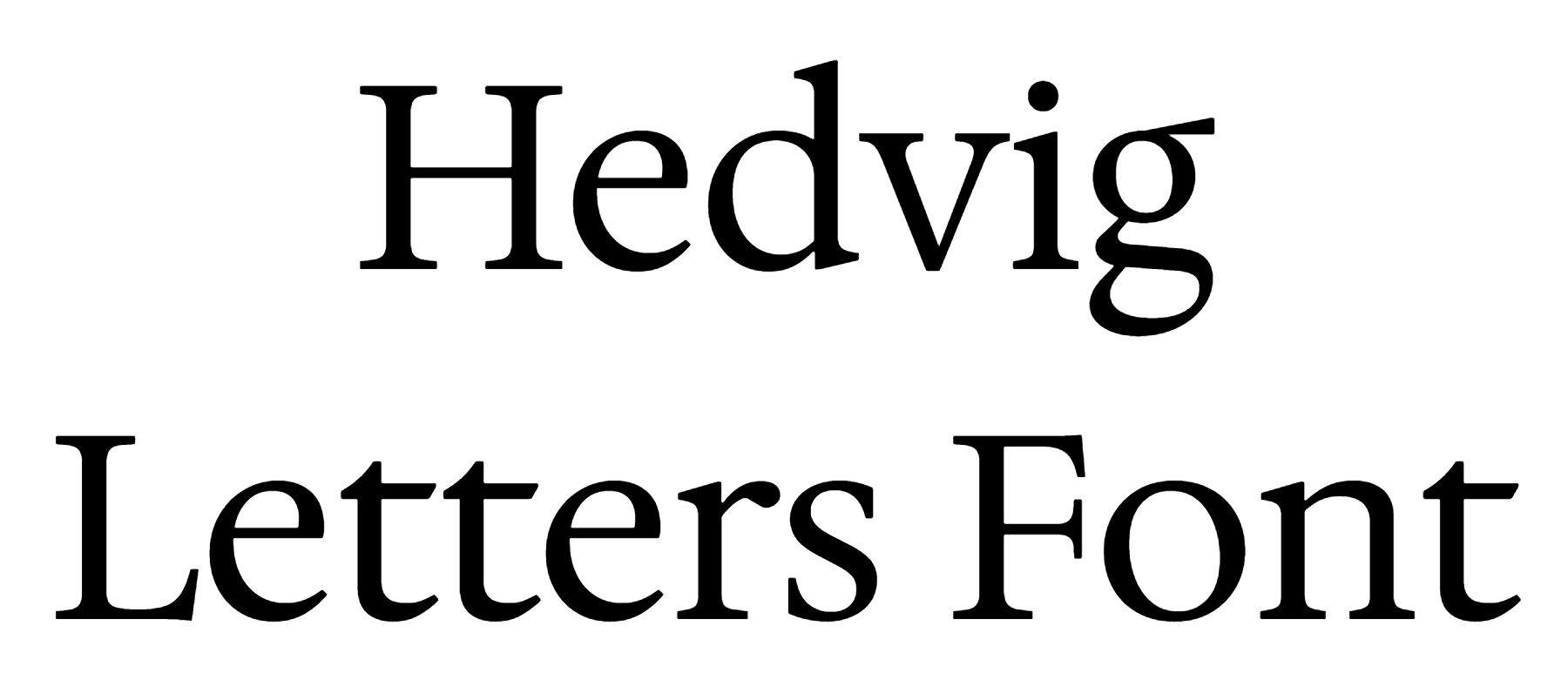 Hedvig Letters Font Download