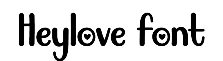 Heylove font download