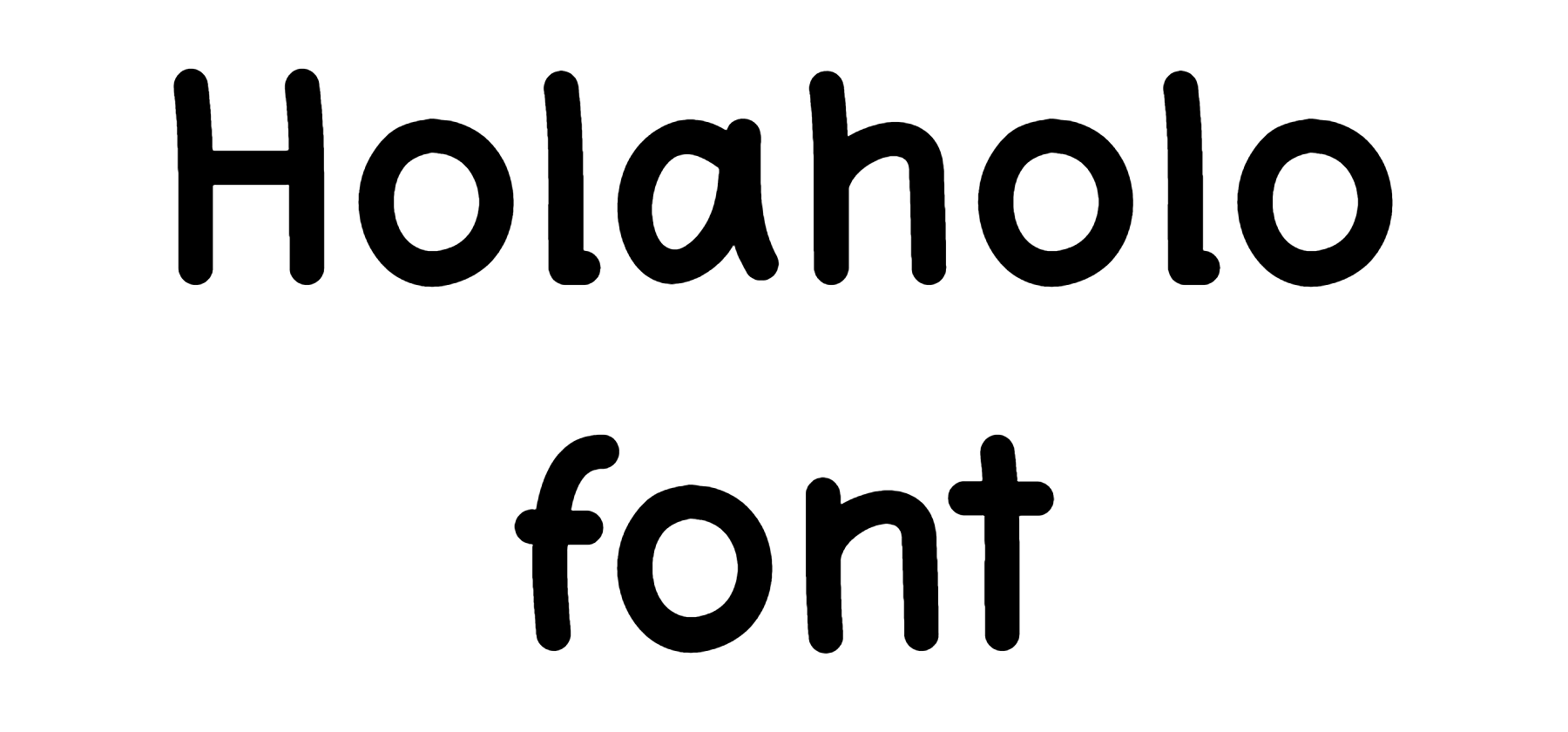 Holaholo font download
