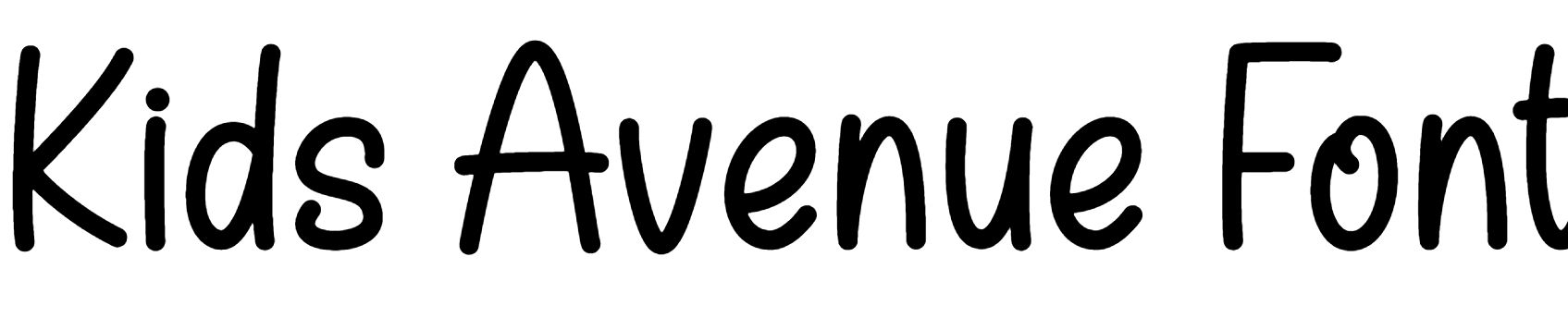 Kids Avenue Font Download