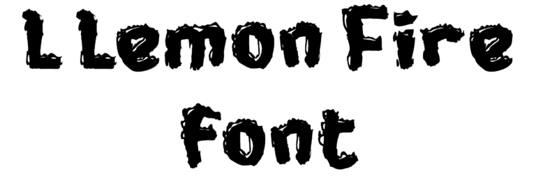 L Lemon Fire font download