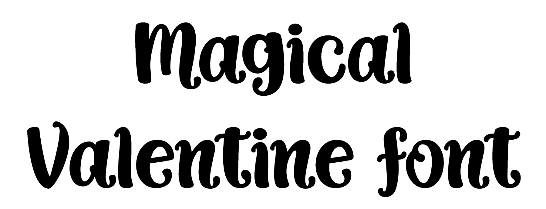 Magical Valentine font download