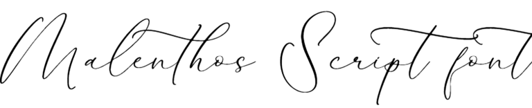 Malenthos Script font download