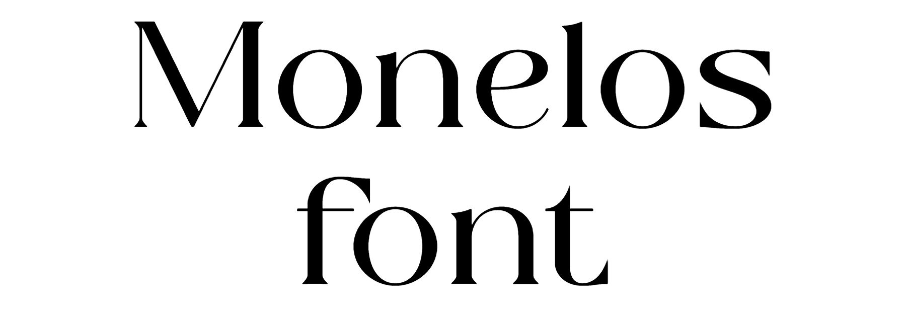 Monelos font download