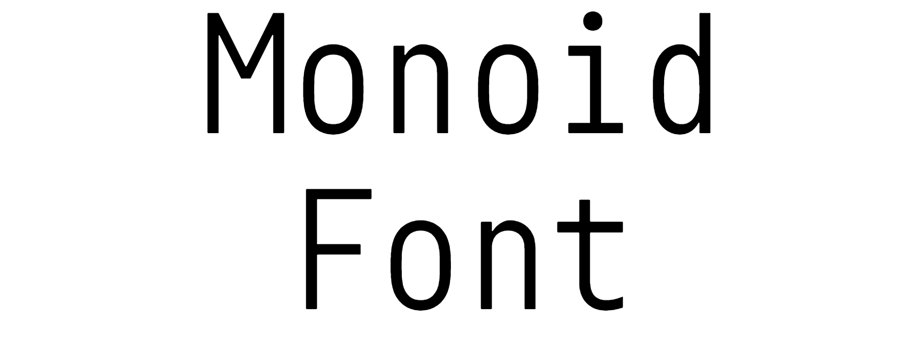 Monoid Font Download