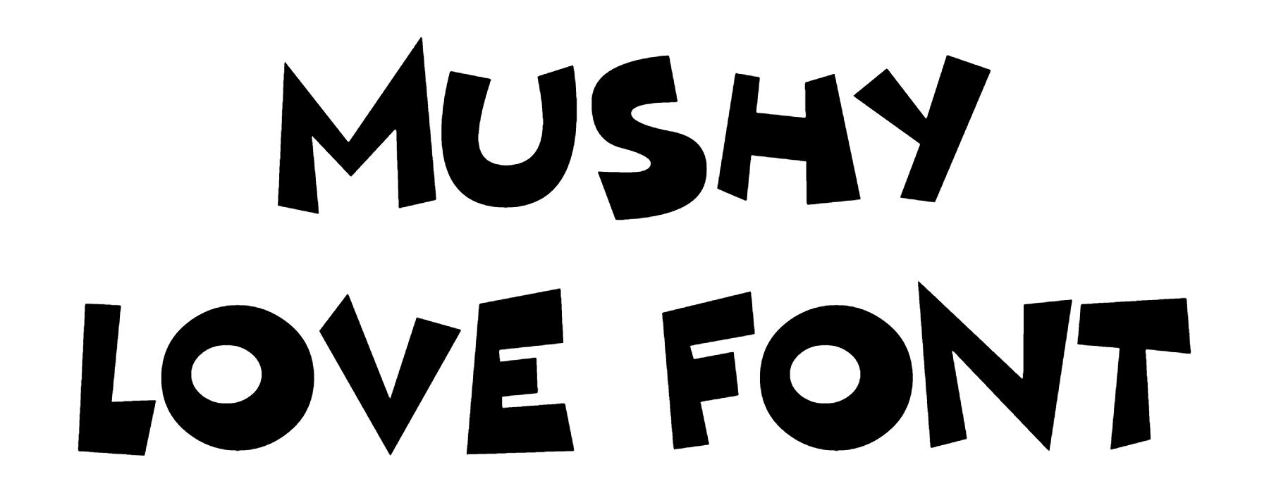 Mushy Love font download