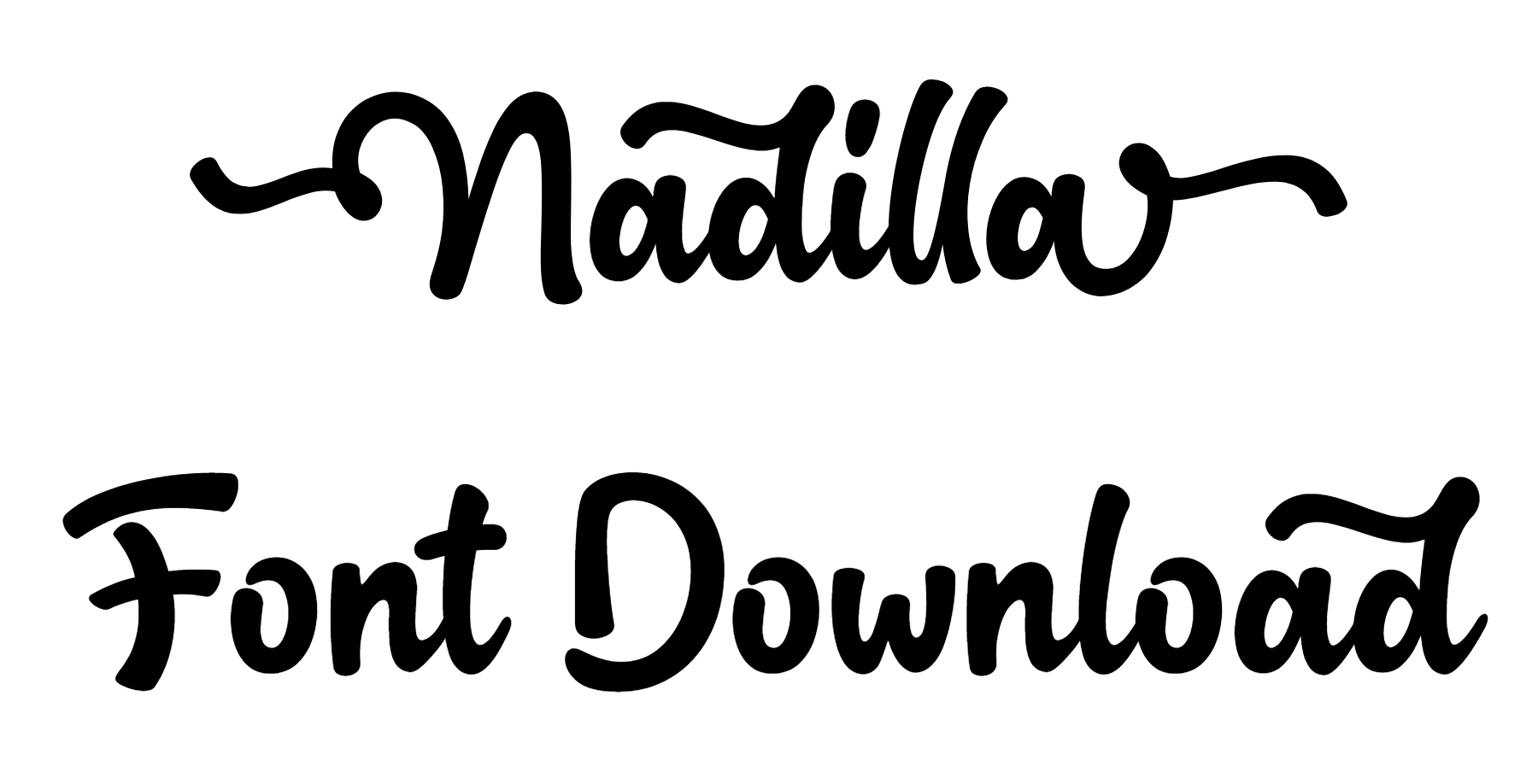 Nadilla Font free download