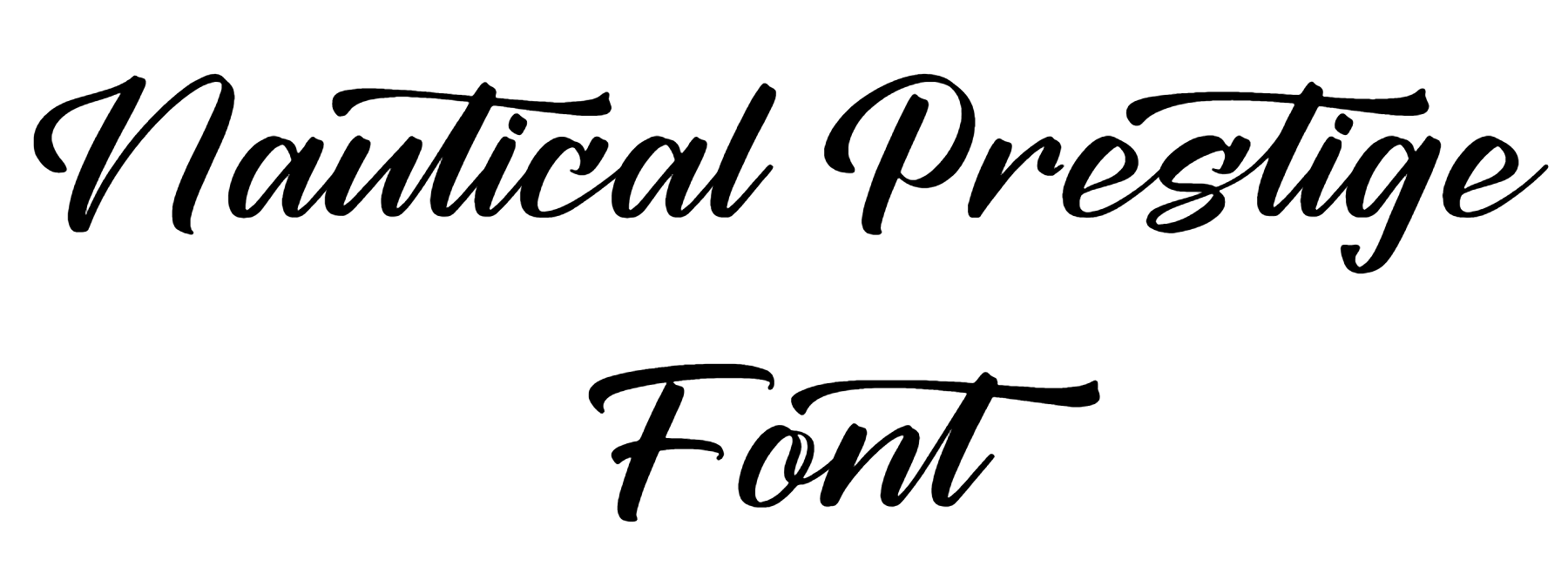 Nautical Prestige Font download
