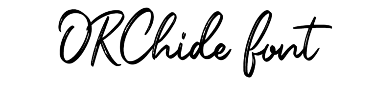 ORChide font download