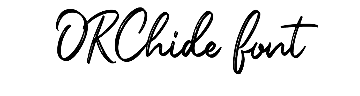 ORChide font download