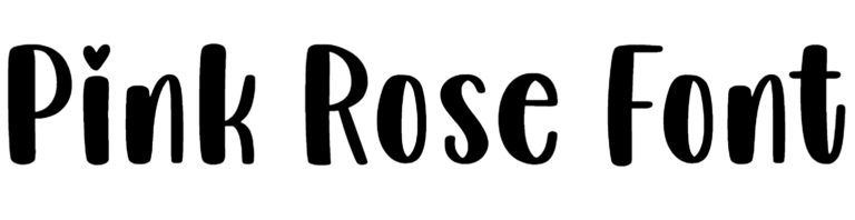 Pink Rose Font Download