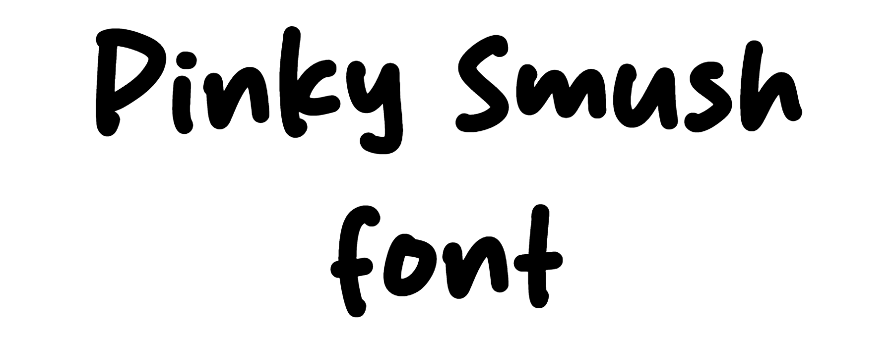 Pinky Smush font download