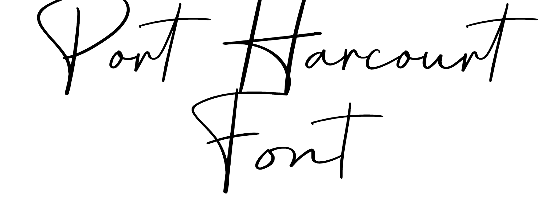 Port Harcourt Font free download