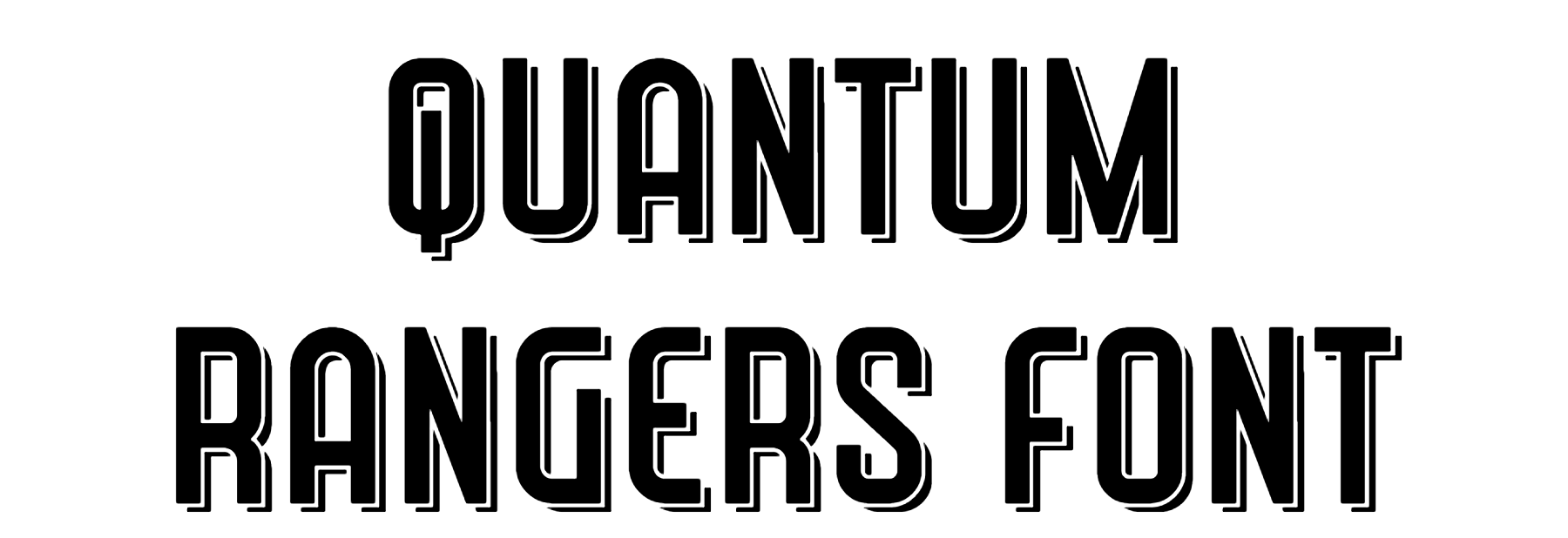 Quantum Rangers font download