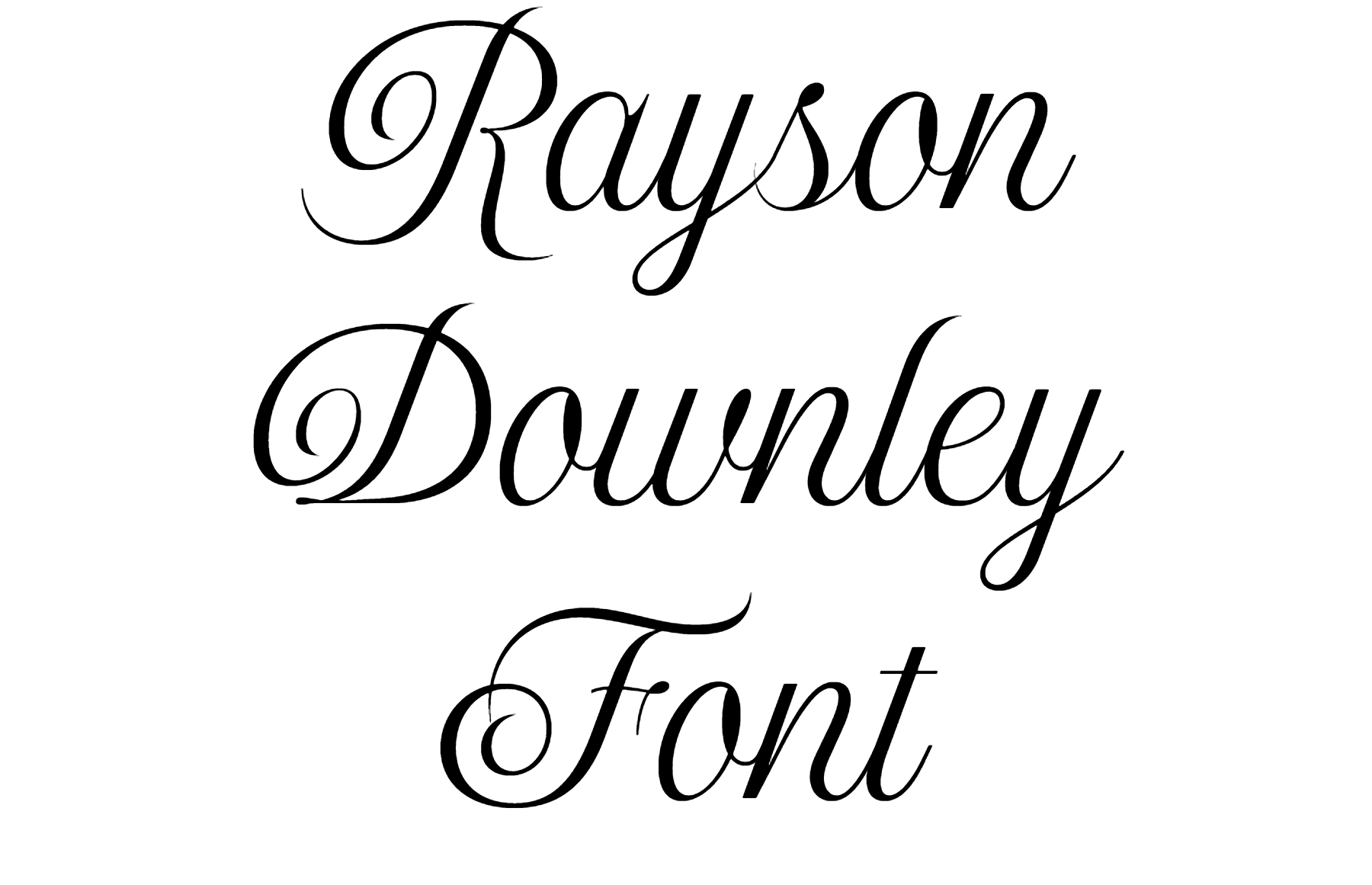 Rayson Downley Font download