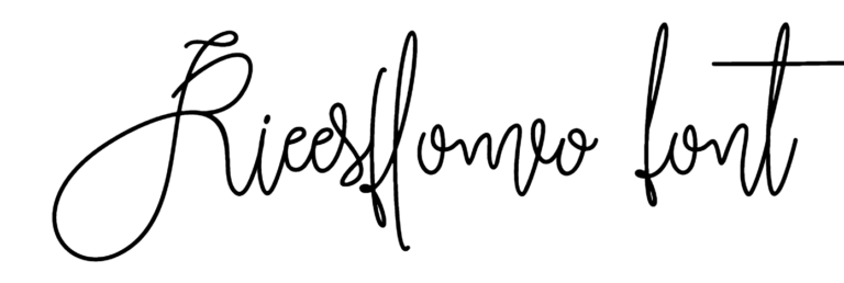 Rieesflomeo font download